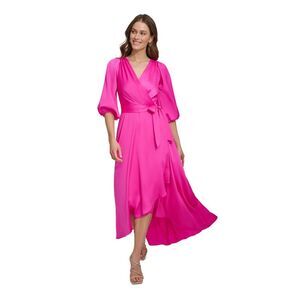 DKNY Pink High Low Dress